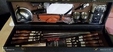 дереву: 🔥 Набор шампуров в кейсе 🔥 Отличный подарок мужчине для отдыха и — 8