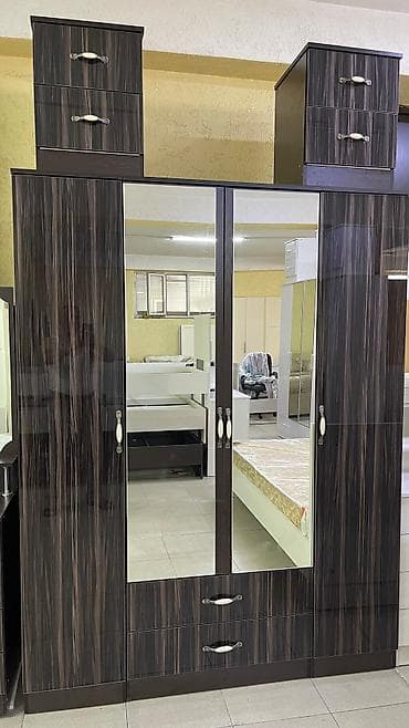 Уктоочу бөлмө гарнитурлары: Уктоочу бөлмө гарнитуру, Жаңы, Эки кишилик керебет, Шкаф, Комод, МДФ, Акысыз жеткирүү — 5