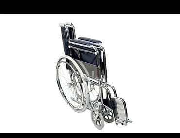 Медицинские лампы: Инвалидная коляска складная, ручного привода - Рама из хромированной — 1