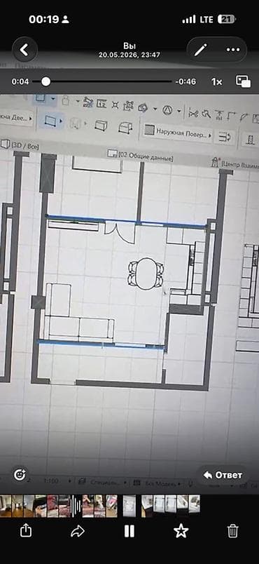 1 bedroom: 2 комнаты, 60 м², Элитка, Готовая ПСО (под самоотделку) — 6