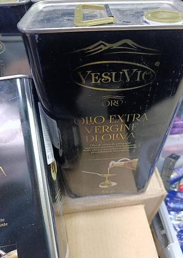 титан для воды: Оливковое масло Extra Virgin Vesuvio ORO, 5 л (жестяная канистра) - — 5