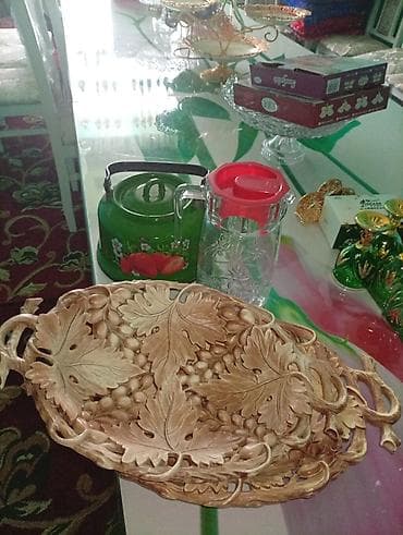 Ашкана үчүн башка товарлар: Набор столовых тарелок (разные декоры) - Материал: фарфор/керамика. - — 7