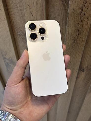 ipnone x: IPhone 16 Pro, Б/у, 256 ГБ, Desert Titanium, Зарядное устройство, 90 % — 1