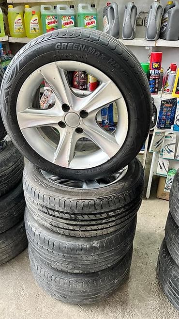 bme e39: Колеса в сборе 195 / 55 / R 15, Лето, Комплект, Легковые, Литые — 1