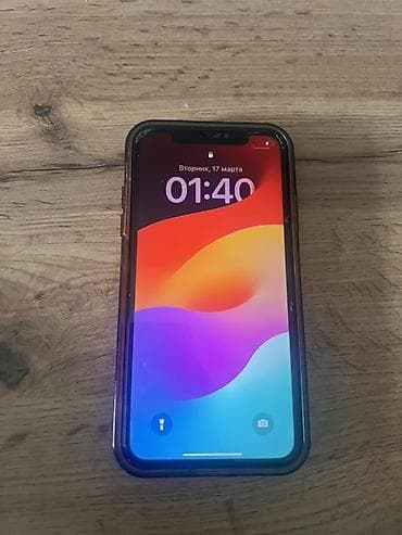 Apple iPhone: IPhone 11, Б/у, 128 ГБ, Красный, Чехол, 85 % — 1