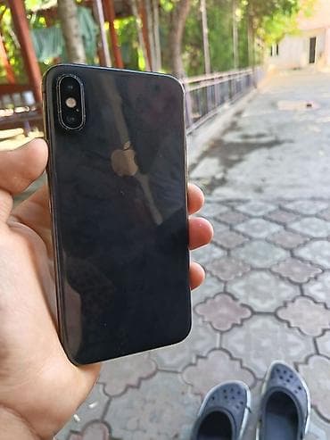 телефоны xiaomi redmi 10 с: IPhone Xs, Б/у, 256 ГБ, Black Titanium, Зарядное устройство, Чехол, 65 % — 1
