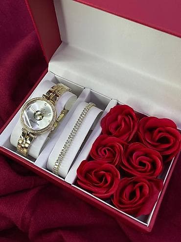 серебряные часы женские 925 пробы: Набор украшений, Новый — 1