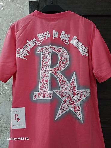 under: Мужская футболка, XL, L, Новый, цвет - Розовый, Самовывоз — 2