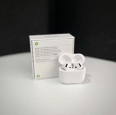 Аудиотехника: Зымсыз ичине салынуучу кулакчындар, Apple, AirPods 4, Жаңы — 2