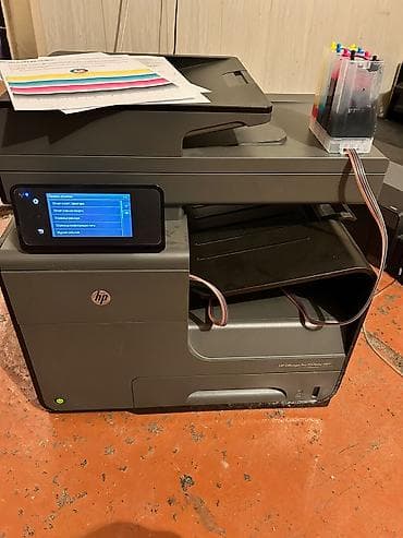 Продаю МФУ HP Officejet Pro X576dw MFP готовый СНПЧ пробег 81000к
