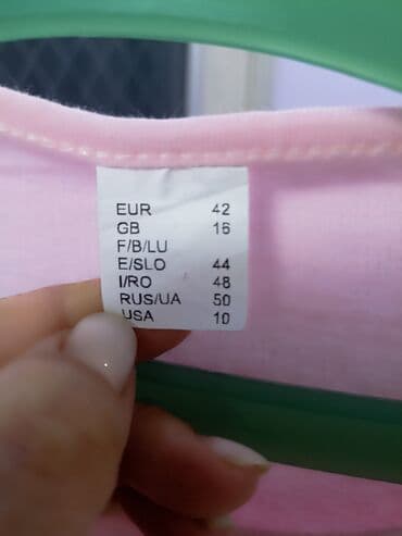 таблица размеров мужской одежды разных стран: Футболки — 2