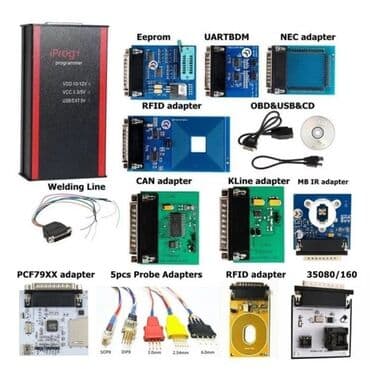 шиномонтажное оборудования: IProg+ Pro V87 Программатор для прошивки одометра, иммобилайзера — 1