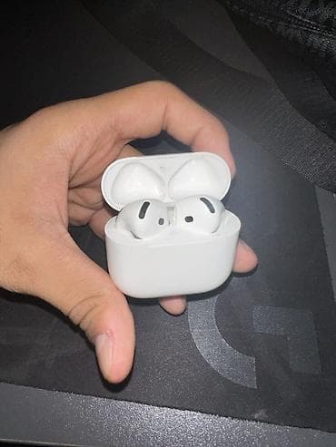 Аудиотехника: Зымсыз ичине салынуучу кулакчындар, Apple, AirPods 4, Колдонулган — 1