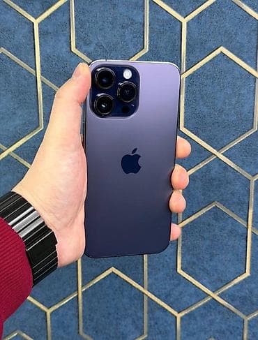 galaxy fold 3: IPhone 14 Pro Max, Б/у, 256 ГБ, Deep Purple, Защитное стекло, Чехол, Кабель, 76 % — 1