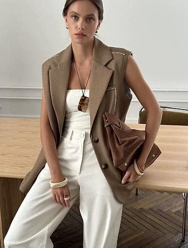 Жеке буюмдар: Костюмная безрукавка Размер L/XL Женская одежда от производителя 🇰🇬 В — 10