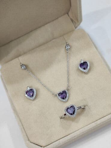 купить свадебное платье недорого: Набор украшений, Проба 925, Женские, Новый — 4