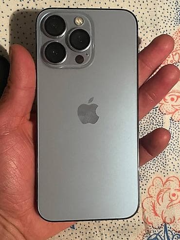 поко х6 про 12256: IPhone 13 Pro, Б/у, 128 ГБ, Sierra Blue, Зарядное устройство, Защитное стекло, Чехол, 100 % — 2