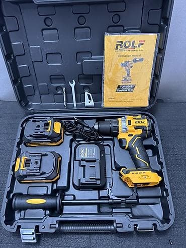 gp pointer: Аккумуляторная ударная дрель‑шуруповерт ROLF TOP‑5048 в кейсе — 1