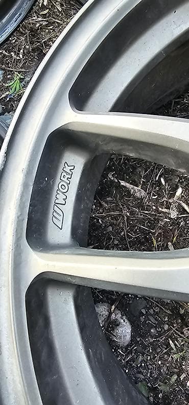 шипы на колеса: Литые Диски R 17 Work, Комплект, отверстий - 5, Б/у — 3