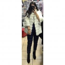 детские шапки с помпонами из натурального меха: У нас в ассортименте появились теплые парки с натуральной подстёжкой❤ — 4