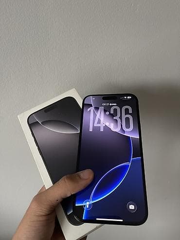 jack a2: IPhone 16 Pro Max, Б/у, 256 ГБ, Черный, Коробка, 96 % — 1