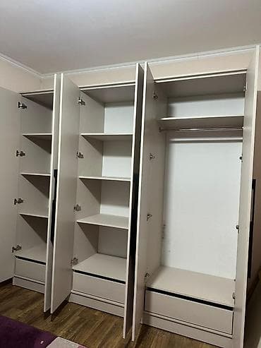 стол с тумбой: Шифоньер, шкаф для одежды, Прямой, ЛДСП — 7