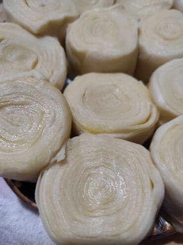 мантышница из бамбука: Тесто слоенное домашнее. Ручная работа — 1