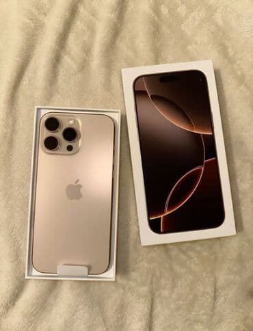 IPhone 16 Pro Max, Б/у, 256 ГБ, Desert Titanium, 91 %