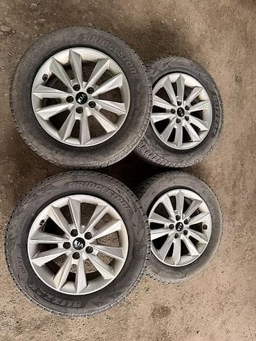 Транспорт: Дөңгөлөктөр монтажда 225 / 65 / R 17, Кыш, Комплект, Жеңил унаалар, Куйма, тешиктери - 5 — 1