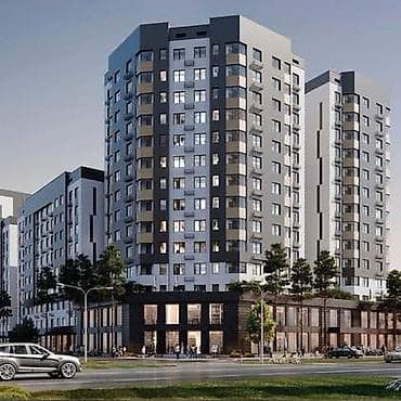 Квартиры: Студия, 46 м², Тунгуч мкр Элитка, 13 этаж, ПСО (под самоотделку) — 5