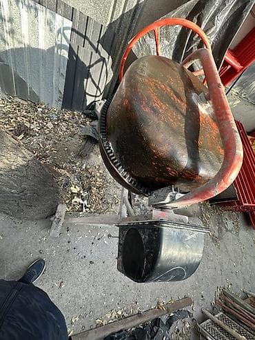 Үй жана бакча: Бетон аралаштыргыч Мобилдик, Кичинекей (150 л аз) — 4