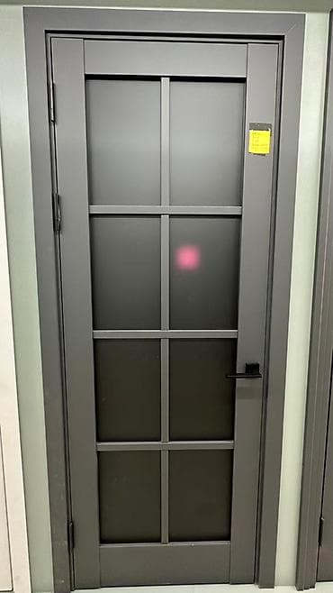 third edition solutions: Межкомнатная дверь в современном стиле, цвет графит/серый. Каркас и — 1