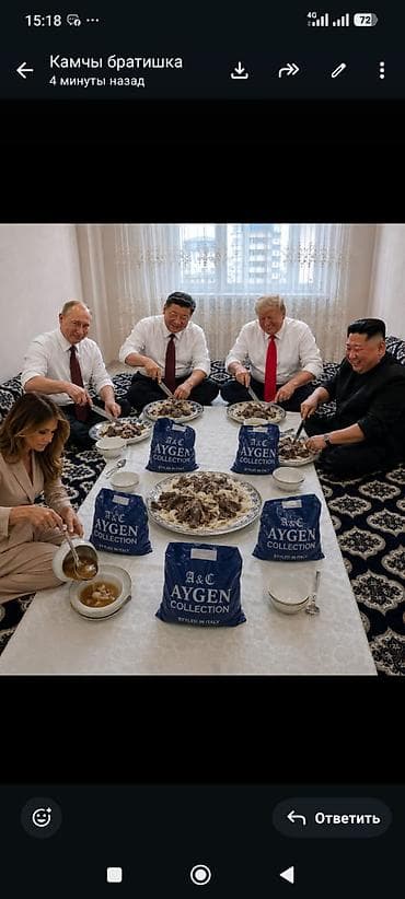 dinner table: Набор для накрытия дастархана “Айген Collection” - Текстиль: большой — 1