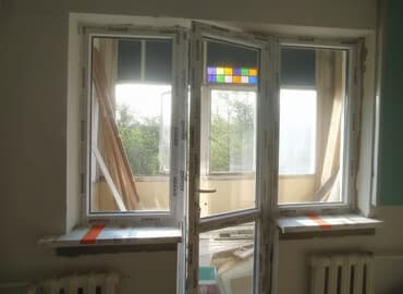 пластиковые витражи: Металлопластиковое окно на заказ, Тип окна: Панорамные, Стандартные, Фасадные, Бесплатная установка, Без рассрочки — 1