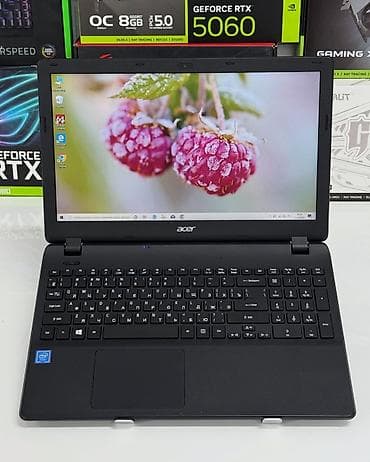 Электронные книги: Ноутбук, Acer, 4 ГБ ОЗУ, Intel Celeron, 15.6 ", Б/у, Для несложных задач, память SSD — 5