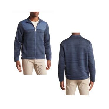 tech fleese: PERRY ELLIS. Куртка на молнии из нейлона.Гладкие нейлоновые вставки и — 4