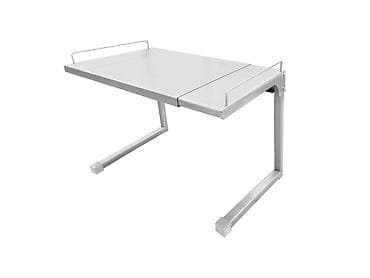 Другие товары для кухни: Этажерка для микроволновой печи раздвижная Цвет: Черный, белый Вес — 5