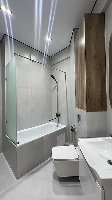 binar: 1 комната, 44 м², Тунгуч мкр Элитка, 14 этаж, Дизайнерский ремонт — 6