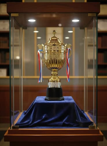 купить модели кораблей: Кубок наградной большой, с крышкой и ручками — 2