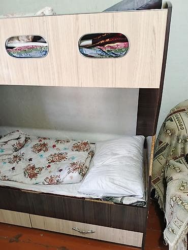 Двухъярусная детская кровать, ЛДСП