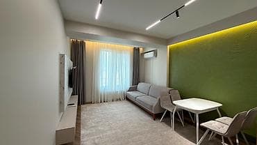 Батирлер: 1 бөлмө, 46 м², Асанбай мкр Элитка, 10 кабат, Евро оңдоо — 3