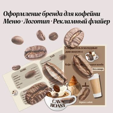 дизайн кафе: Услуги графического дизайна Разрабатываю печатную продукцию. Делаю: — — 5