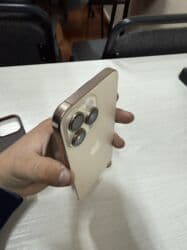 айфон x токмок: IPhone 16 Pro Max, Колдонулган, 256 ГБ, Desert Titanium, Заряддоочу түзүлүш, Коргоочу айнек, Каптама, 96 % — 6