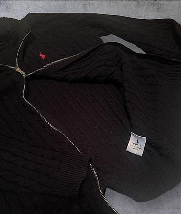 вещи на вес: Мужской свитер, XL, Polo Ralph Lauren, Б/у, цвет - Синий, Платная доставка, Самовывоз — 2