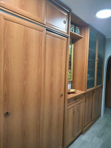 столик для прихожей: Гарнитур для прихожей, Шкаф, ДСП, цвет - Коричневый — 3