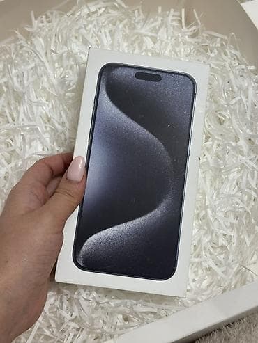 IPhone 15 Pro, Blue Titanium, Коробка, 85 %