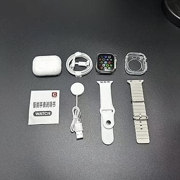 garmin fenix 7 pro solar купить: Набор X90: смарт-часы + TWS-наушники + аксессуары (формат Watch Ultra — 2