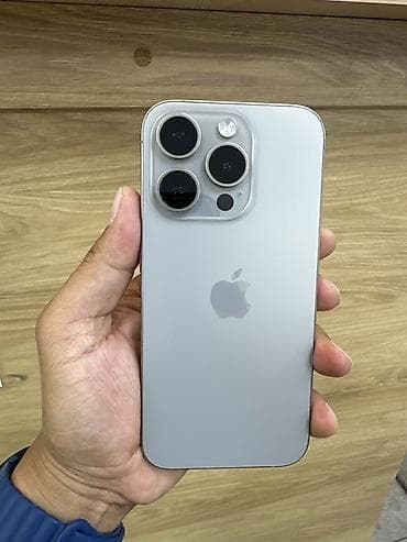 аифоны: IPhone 15 Pro, Natural Titanium, 87 % — 4