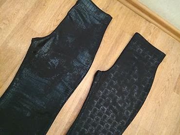 Шорты: Женские брюки (Корея) - Цвет: чёрный с благородным мерцающим принтом — 7