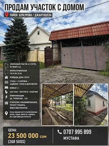 студия комната: 4 соток, Для строительства, Красная книга, Тех паспорт — 1